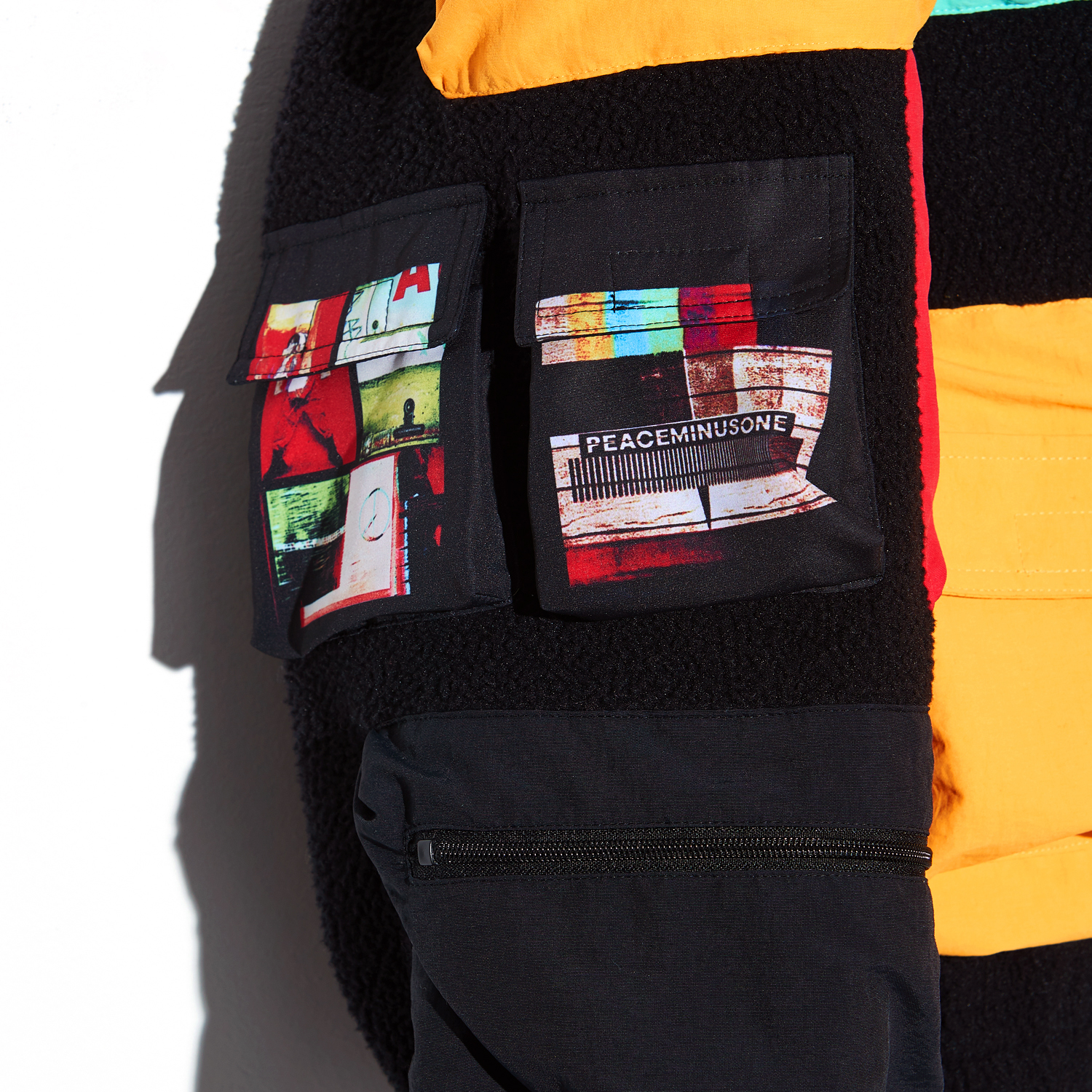 PMO FLEECE JACKET #1 BLACK > OUTERWEAR | peaceminusone